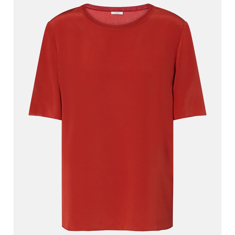 Joseph Rubin silk crÃªpe top