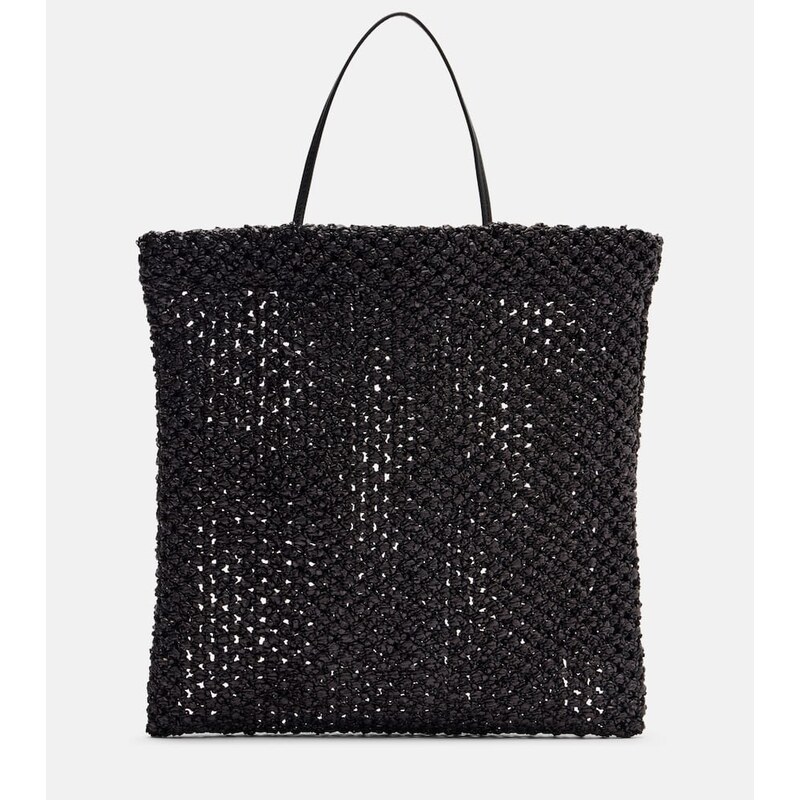 The Row Barn Small raffia tote bag