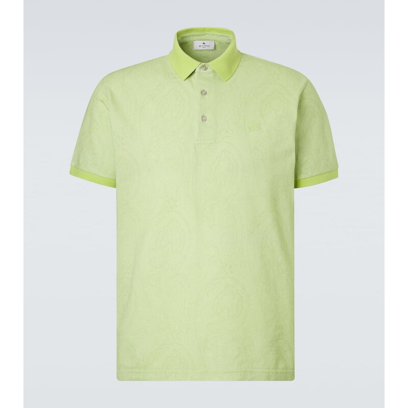 Etro Paisley cotton polo shirt