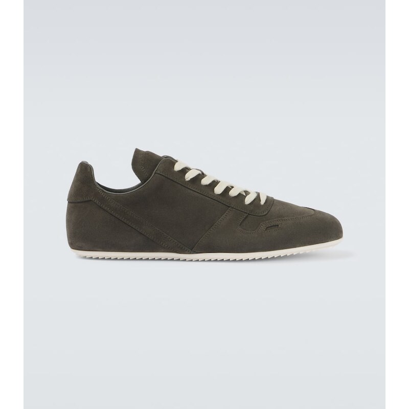 Rick Owens Minimal suede sneakers