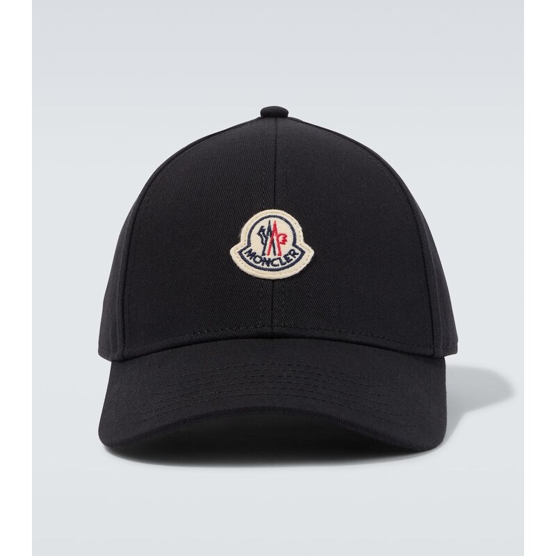 Moncler Logo cotton twill baseball cap