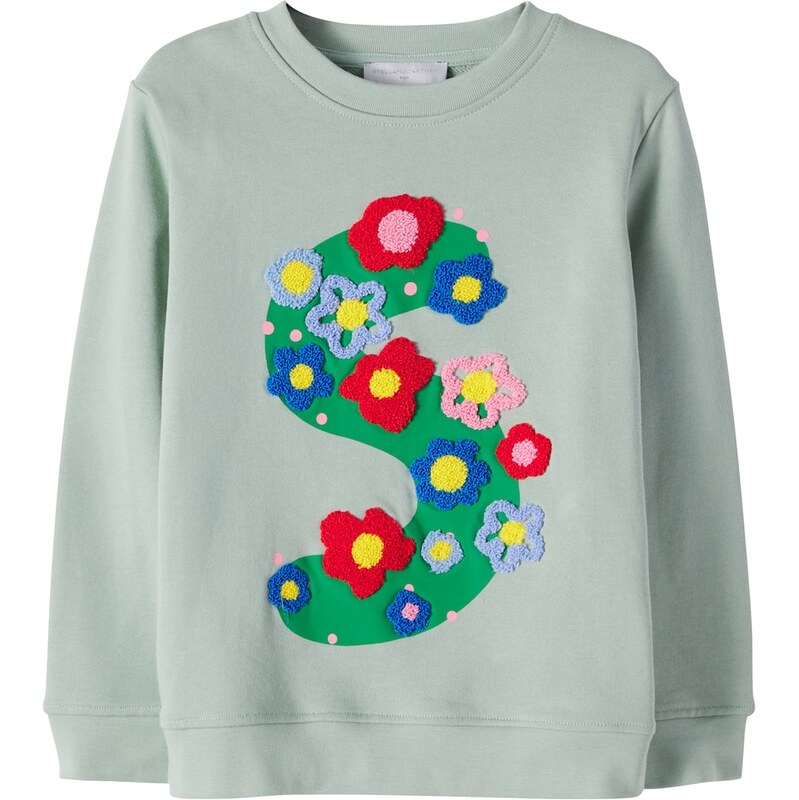 Stella McCartney Kids AppliquÃ cotton jersey sweatshirt