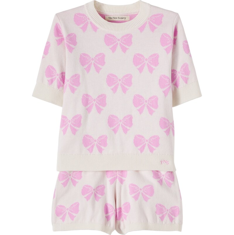 The New Society Pinpilin cotton sweater and shorts set