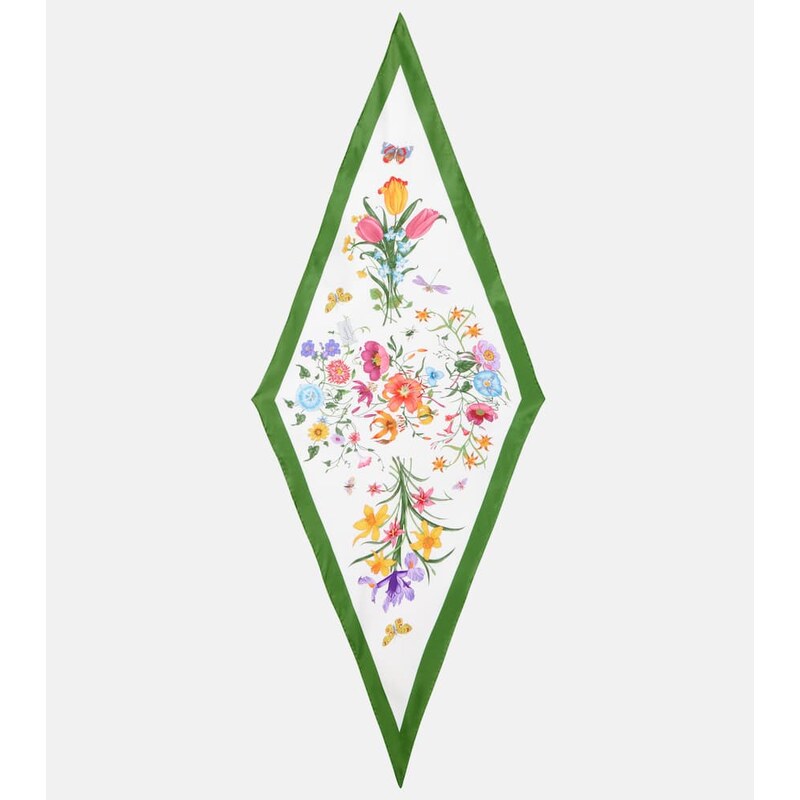 Gucci Gucci Flora silk twill scarf