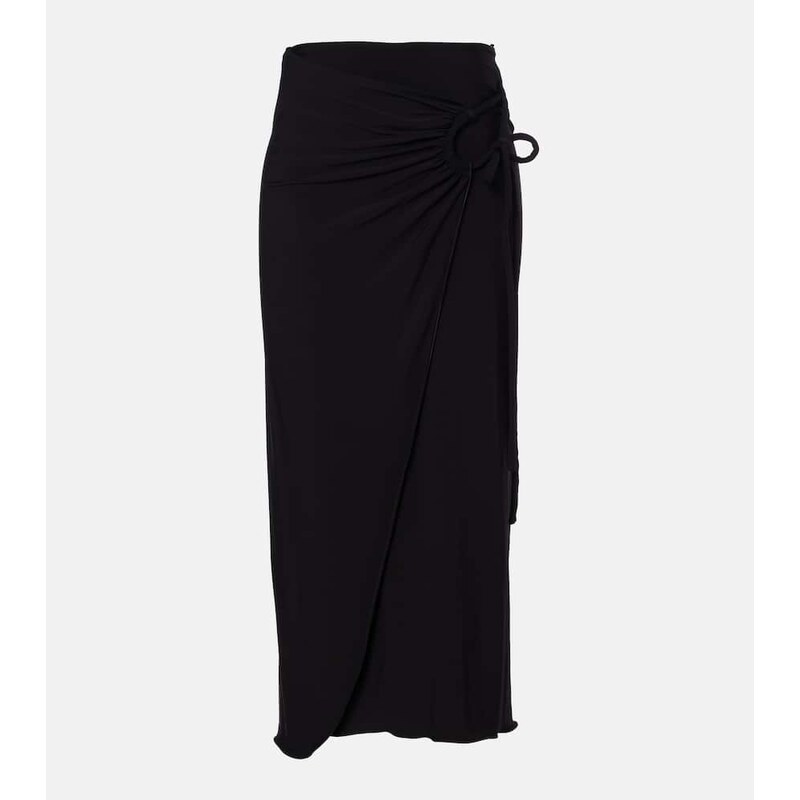 Max Mara Jersey wrap skirt