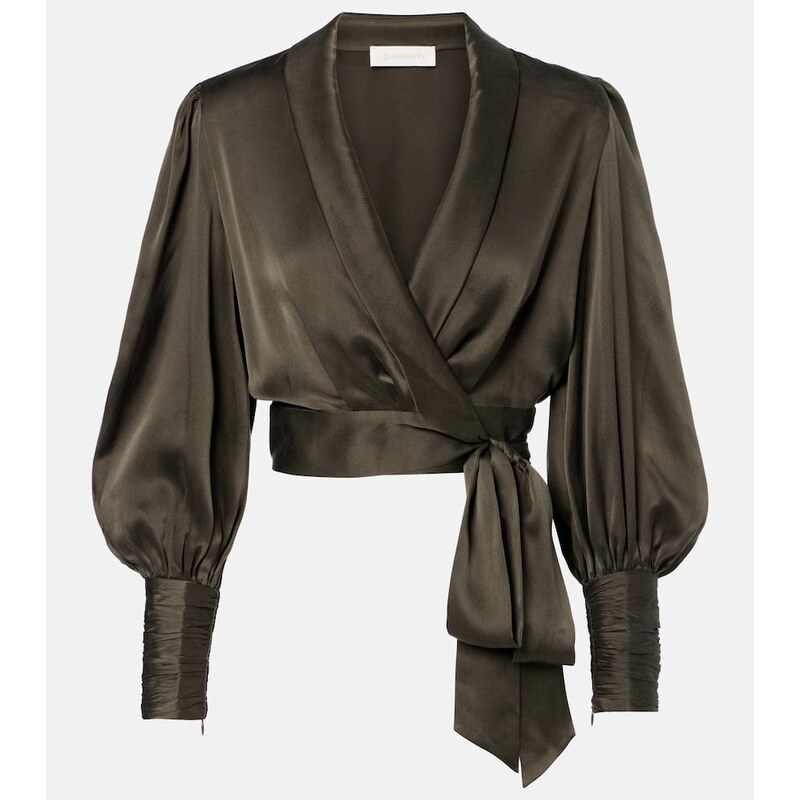 Zimmermann Silk wrap top
