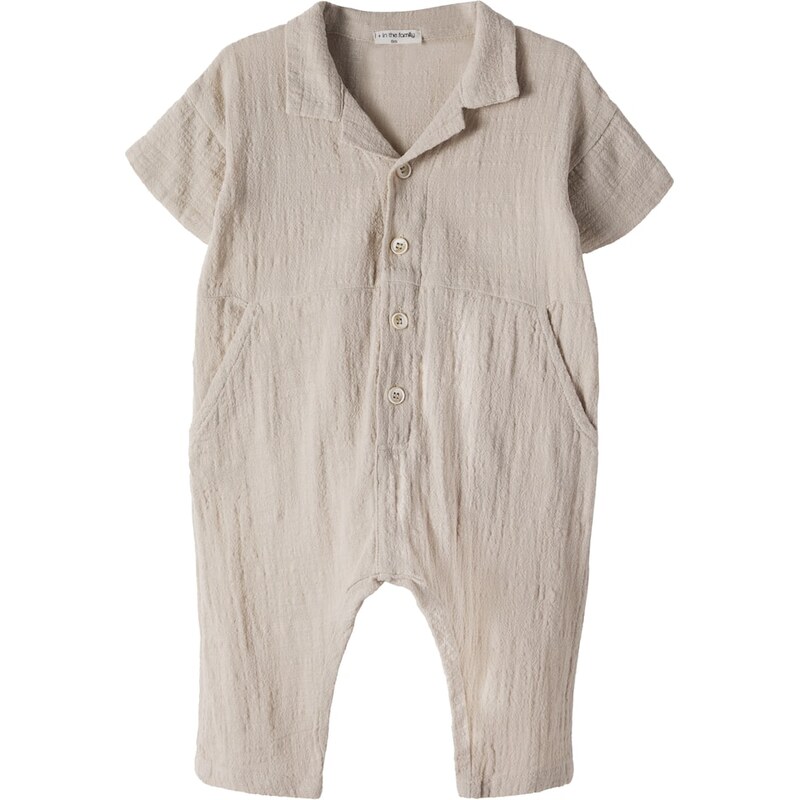 1 + in the Family Baby Fonteta cotton muslin playsuit