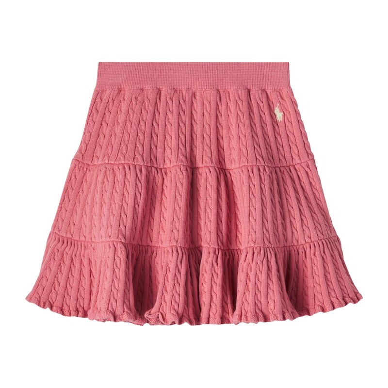 Polo Ralph Lauren Kids Cable-knit cotton skirt