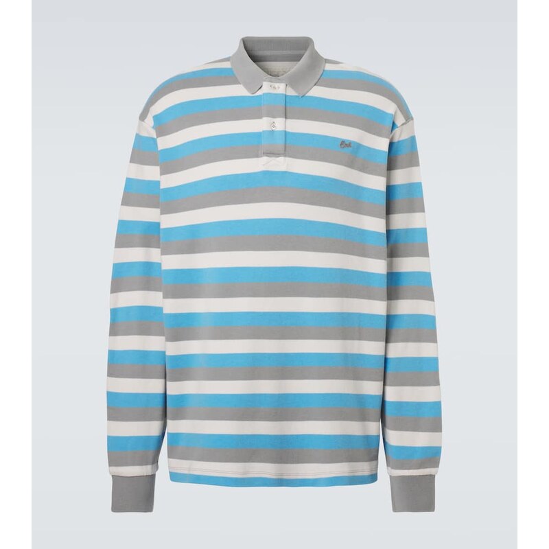 ERL Striped cotton polo shirt