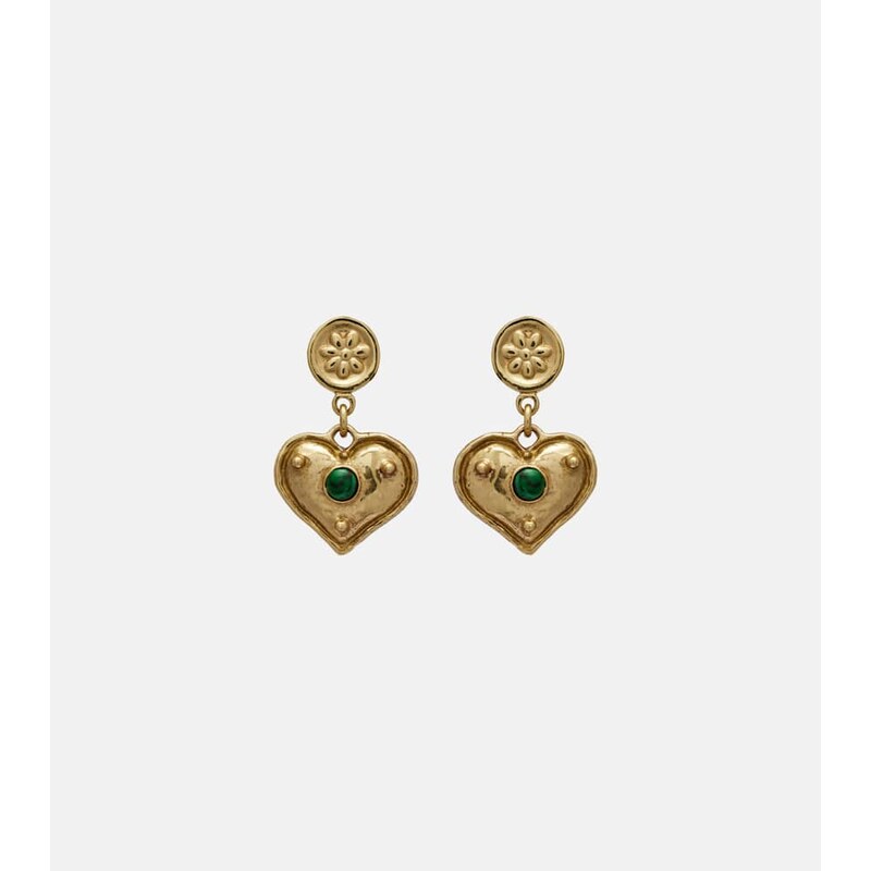 Alémais Jem Heart drop earrings