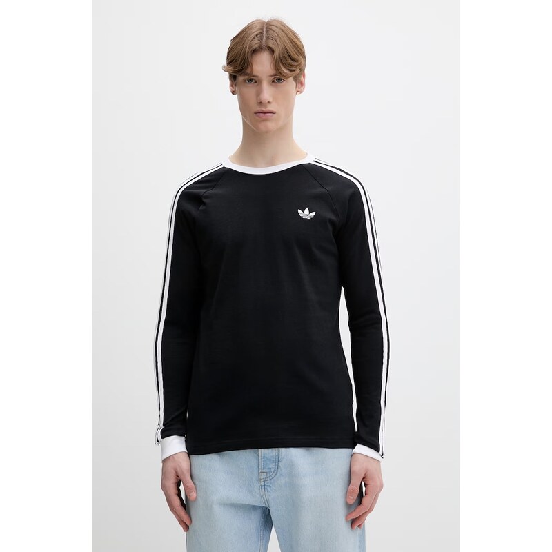 adidas Originals Bavlněné tričko s dlouhým rukávem adidas