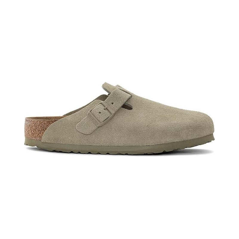 Birkenstock Semišové pantofle Birkenstock Boston