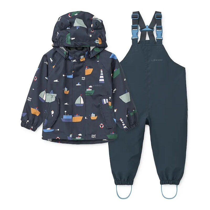 Dětská bunda a kalhoty Liewood Manu Rainwear Set 113083141