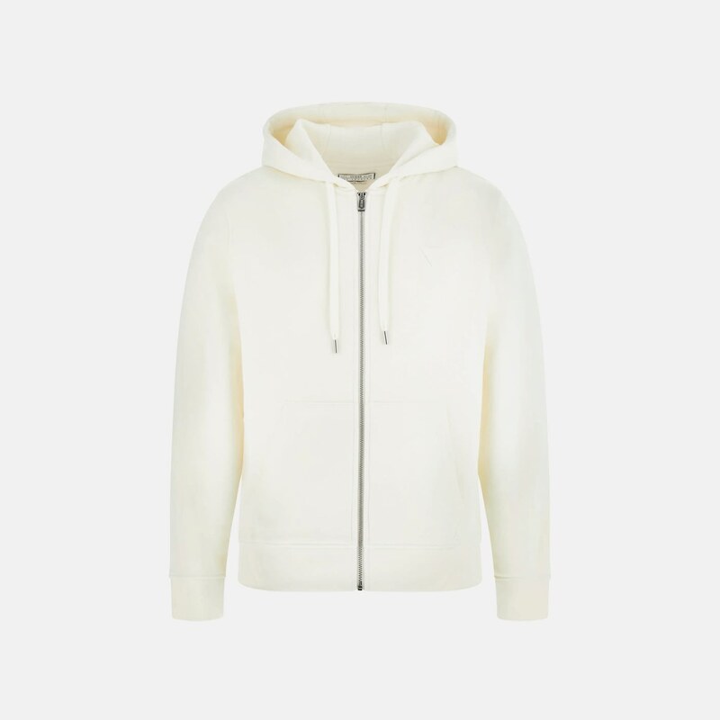 Pánská Mikina GUESS LS BASIC ZIPPER HOODIE M6RQ48KCN01-G291 – Hnědá