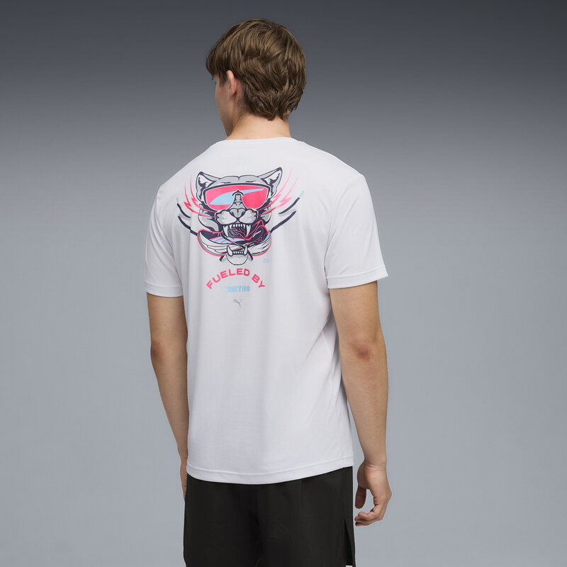 Pánské Tričko s krátkým rukávem PUMA M RUN NITRO GRAPHIC TEE 52844902 – Bílá