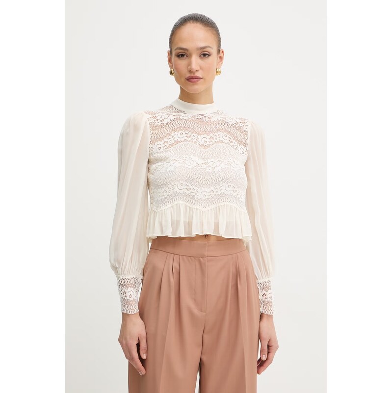 Twinset halenka s volánkem dámská s viskózou 114257691