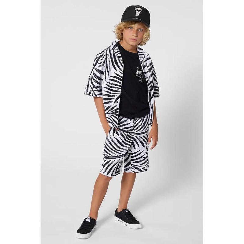 Karl Lagerfeld bermudy dětské bavlněné