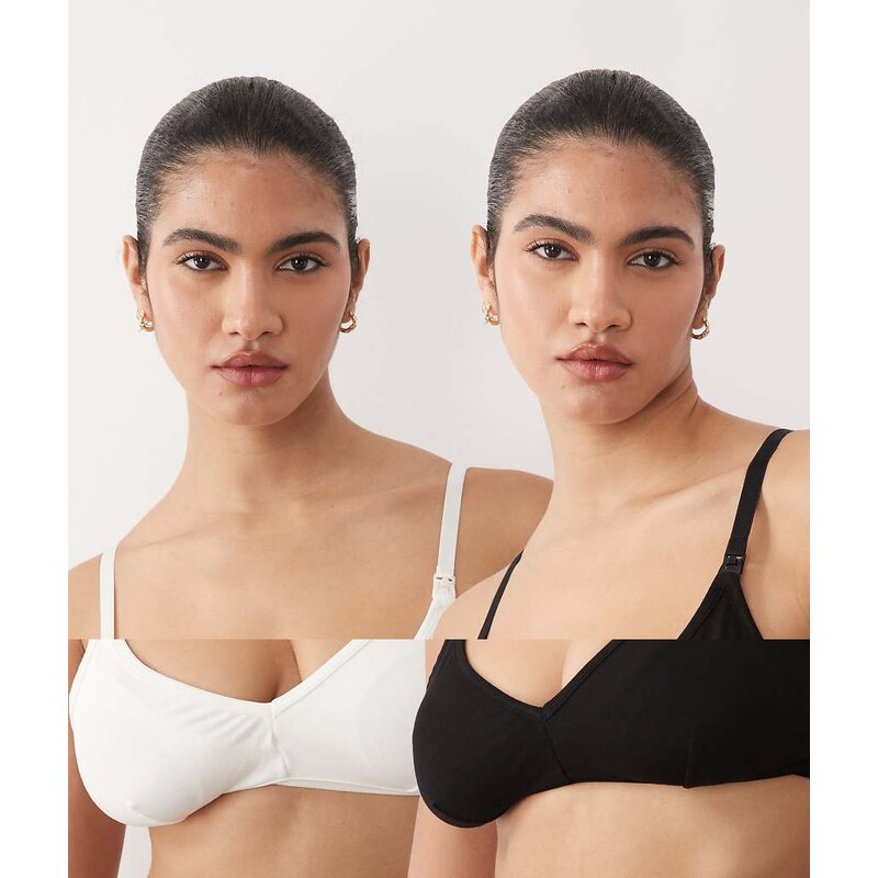 Mama.licious Mamalicious Maternity 2 function nursing bra 2 pack in 114157236