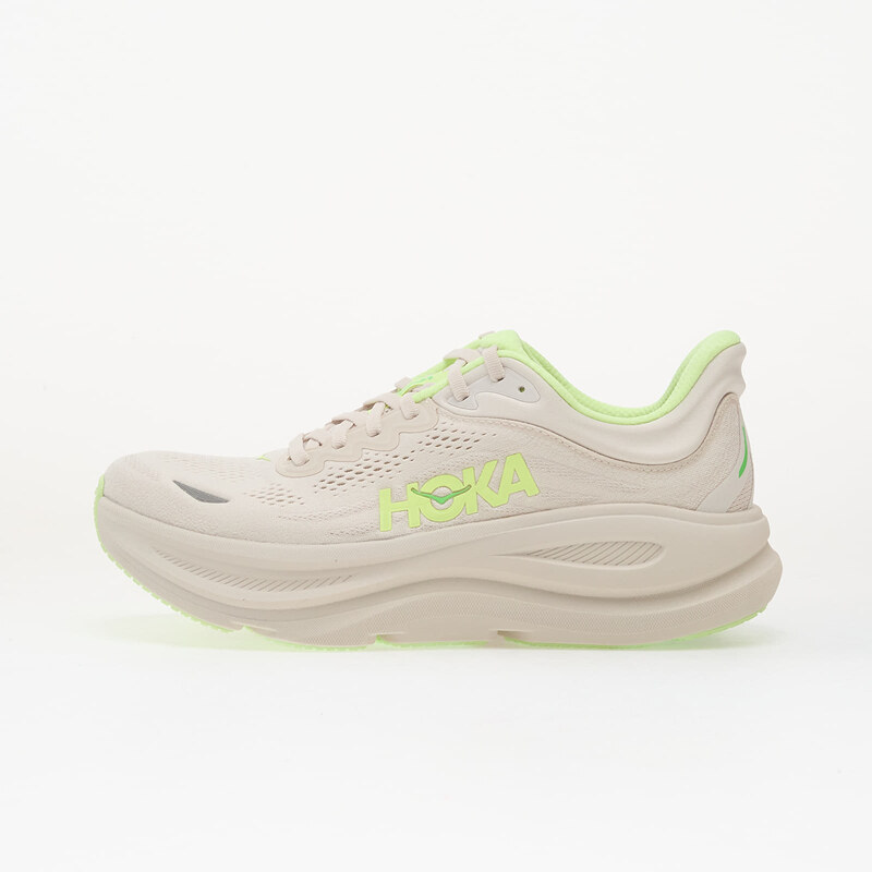 Hoka M Bondi 9 Grout/ Neon Yuzu
