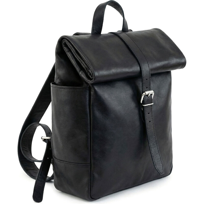Glara leather Rolovací kožený batoh – Rolling Pioneer 114157491