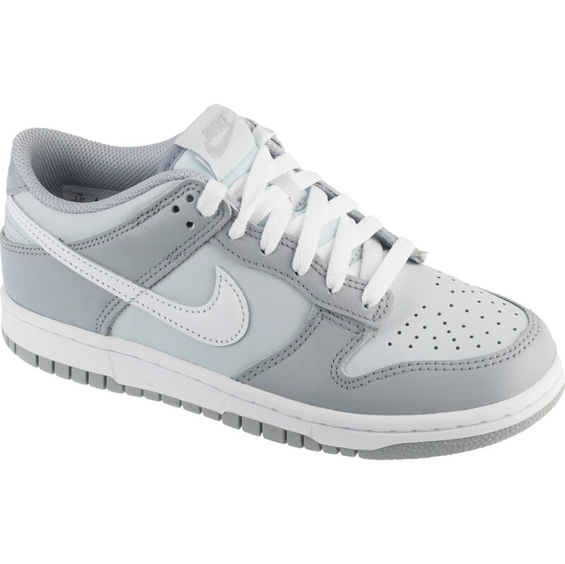 Šedé chlapecké tenisky Nike Dunk Low GS Šedá