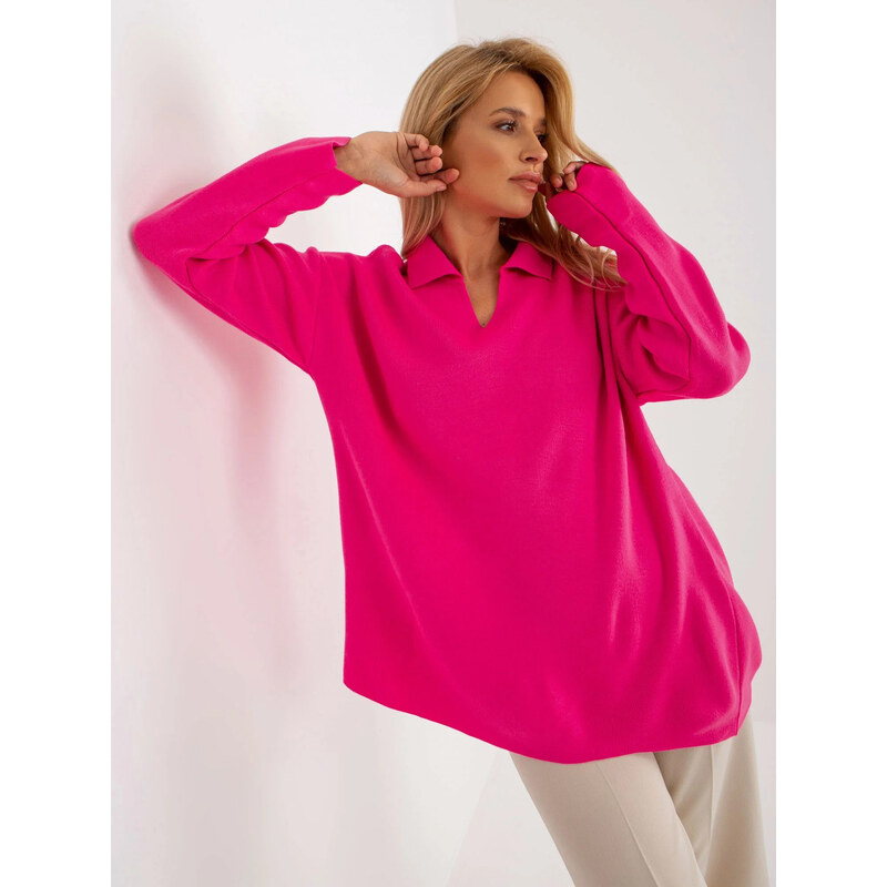 Dámský svetr LC SW 2261 .00P fluo růžová - FPrice 114158535