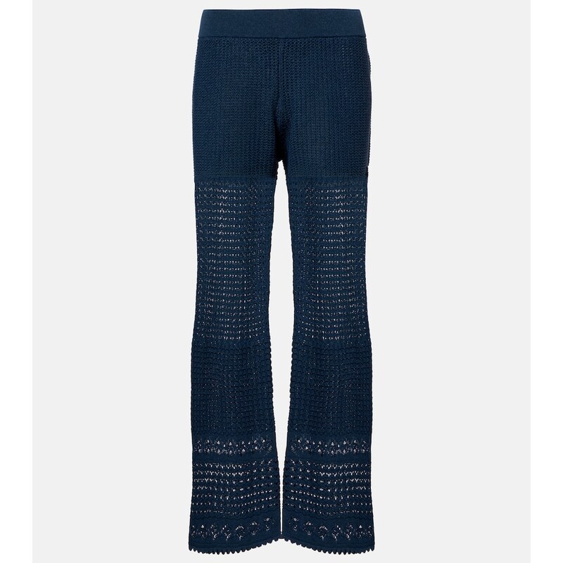 Eres EmblÃ¨me open-knit straight pants