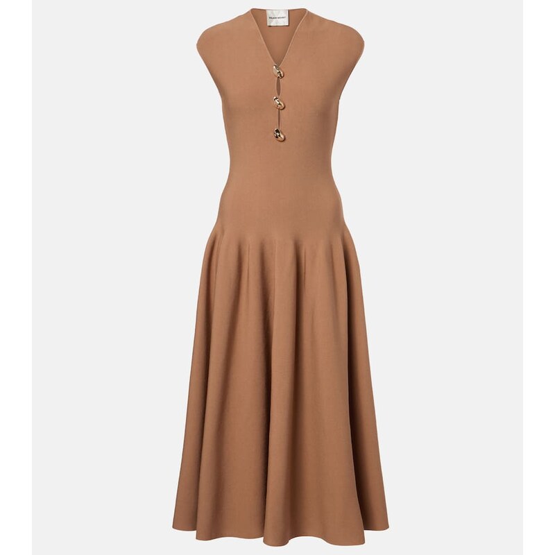 Roland Mouret Embellished midi dress