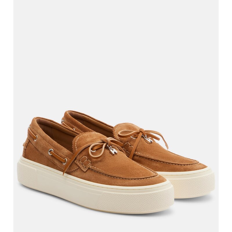 Hogan Suede boat shoes