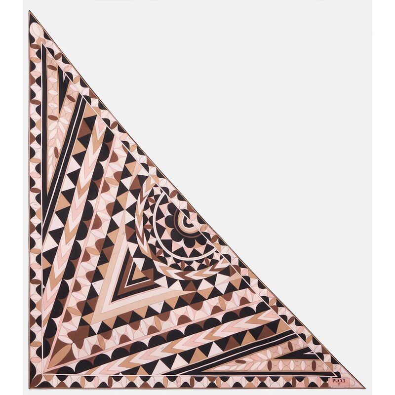 Pucci Manuba silk twill scarf