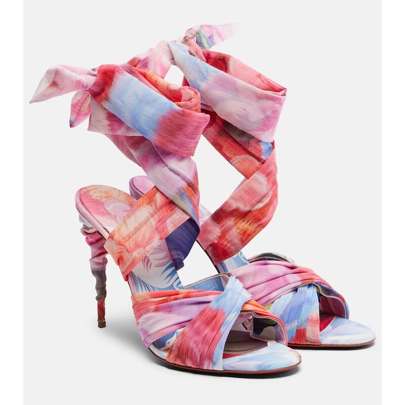 Christian Louboutin Affabula floral sandals