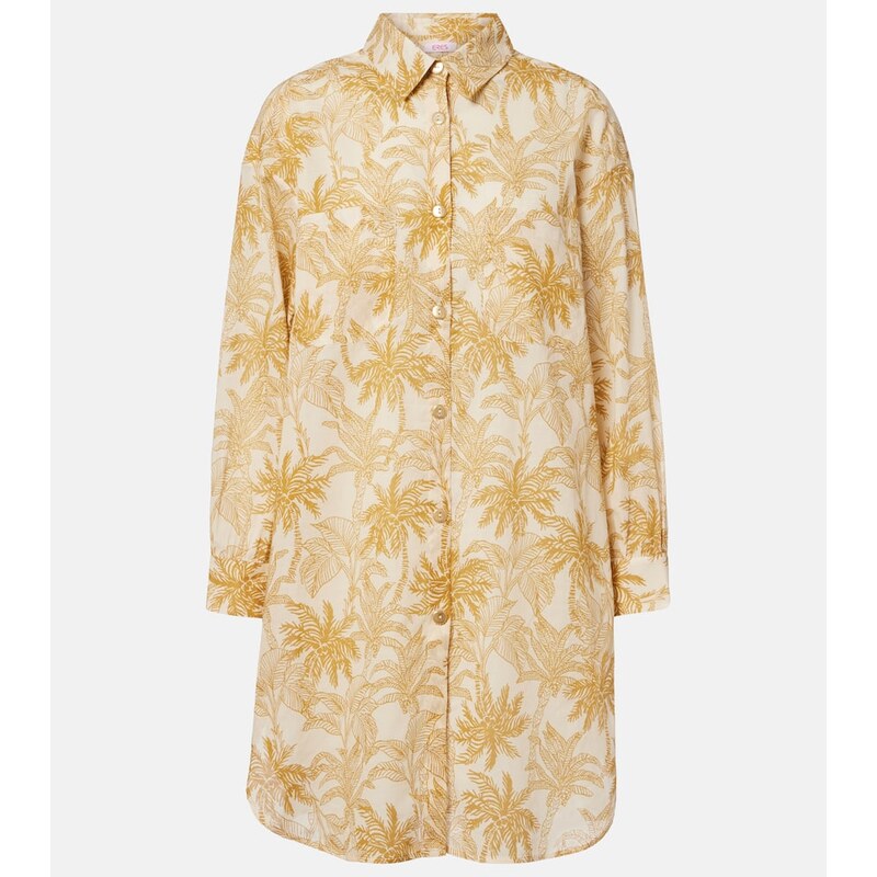Eres Exotisme printed cotton voile shirt
