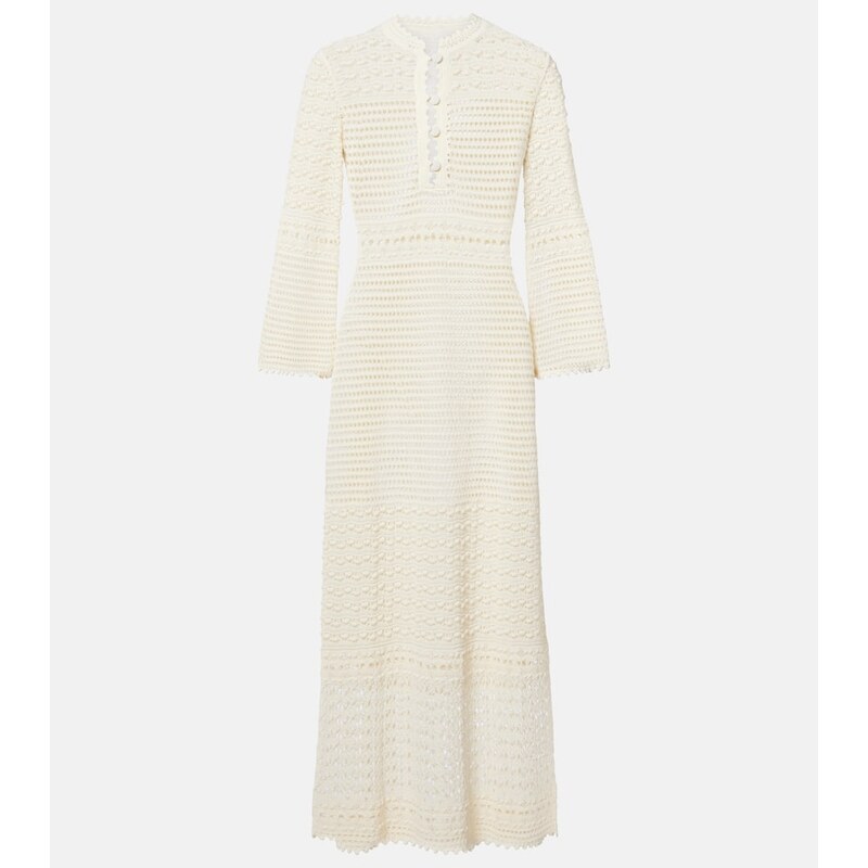 Eres Madone crochet midi dress