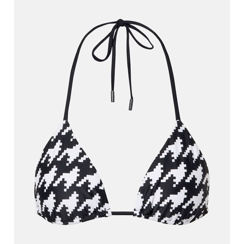 Perfect Moment Houndstooth bikini top