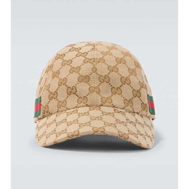 Gucci GG Canvas Web Stripe baseball cap
