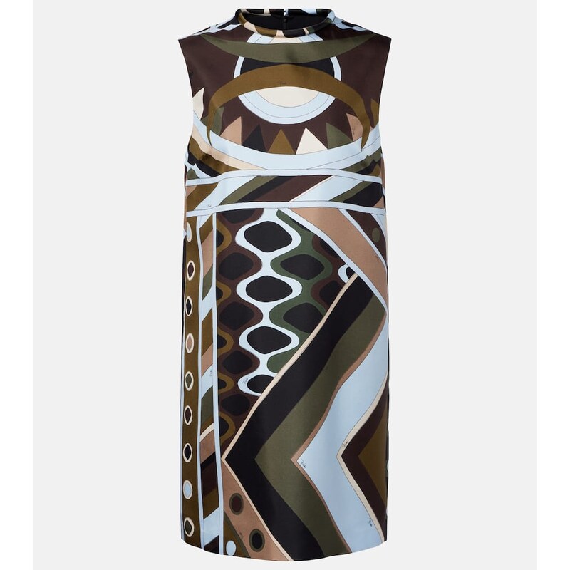 Pucci Vivara silk twill minidress