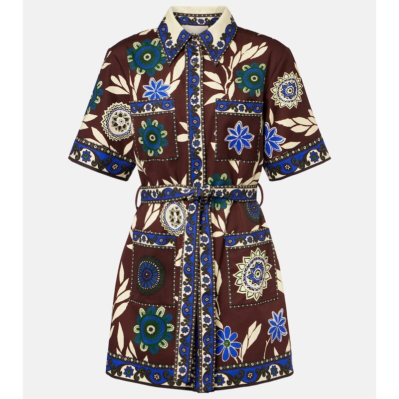 Alemais AlÃmais Jasper printed cotton shirt dress