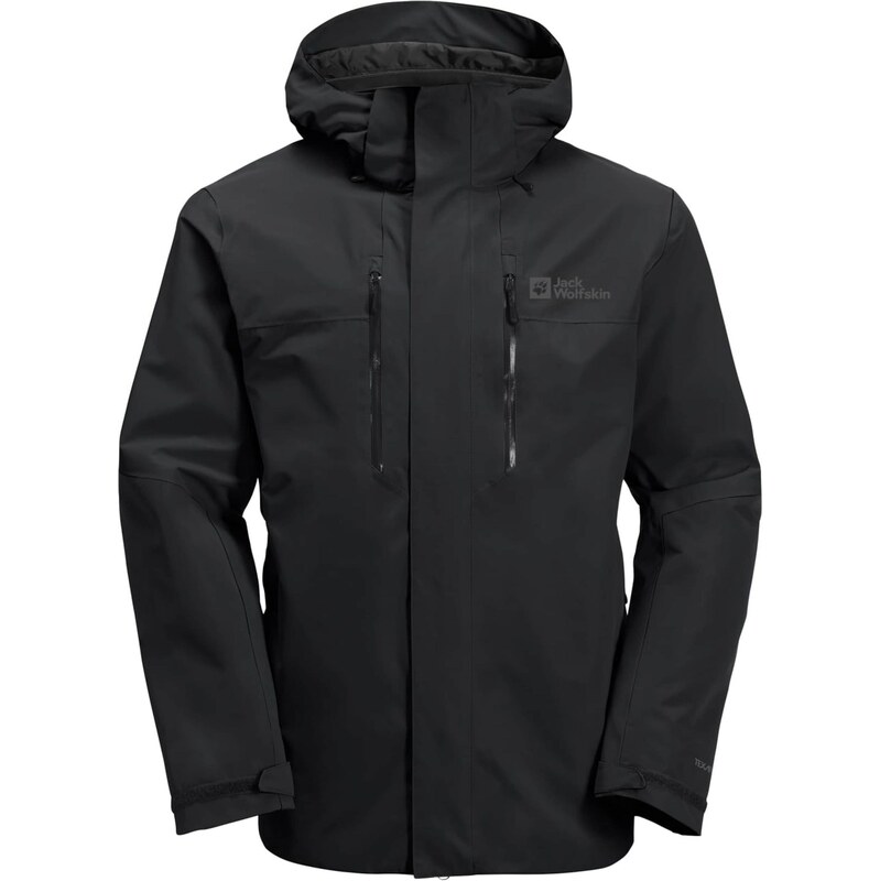 JACK WOLFSKIN Outdoorová bunda JASPER černá