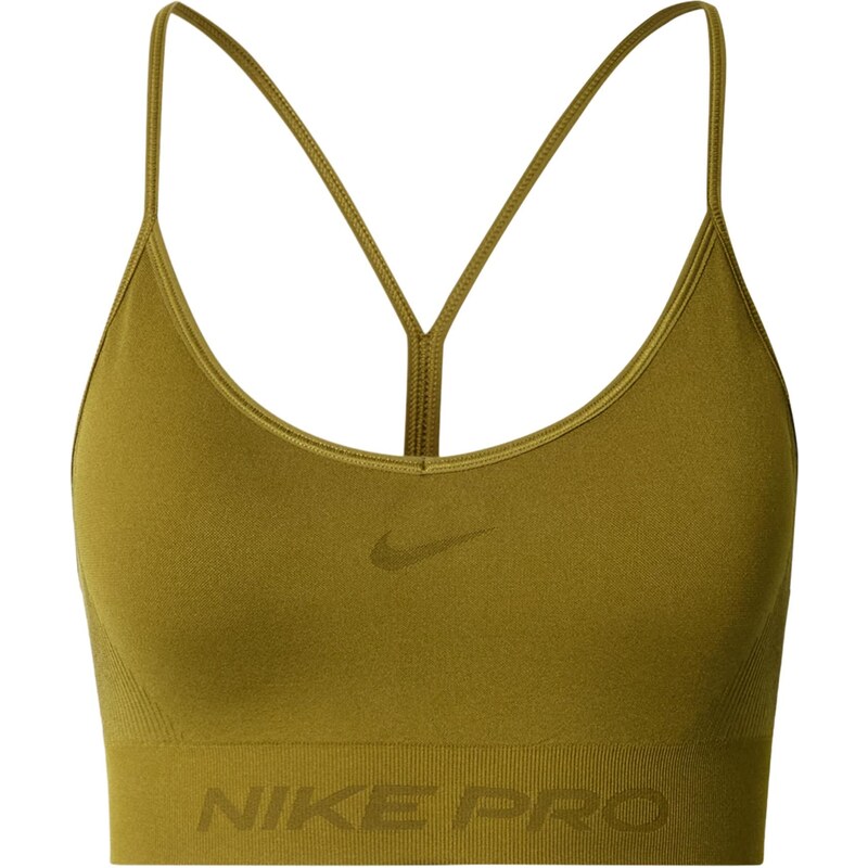 NIKE Sportovní podprsenka olivová