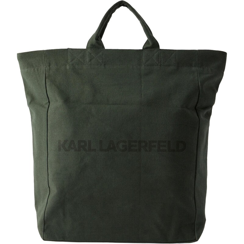Karl Lagerfeld Nákupní taška tmavě zelená / černá