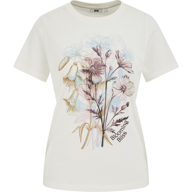 WE Fashion Tričko béžová / světlemodrá / tmavě fialová / offwhite 114205227