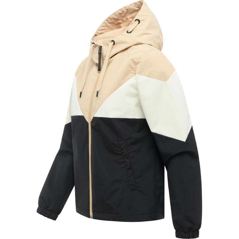 Ragwear Funkční bunda 'Rochele' béžová / černá / bílá
