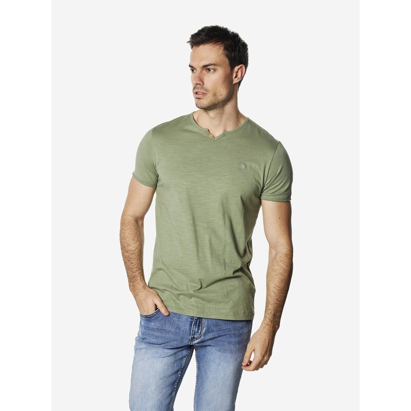 KOROSHI Tričko khaki