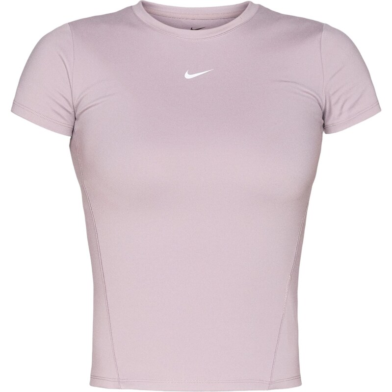 NIKE Funkční tričko ONE šeříková / bílá