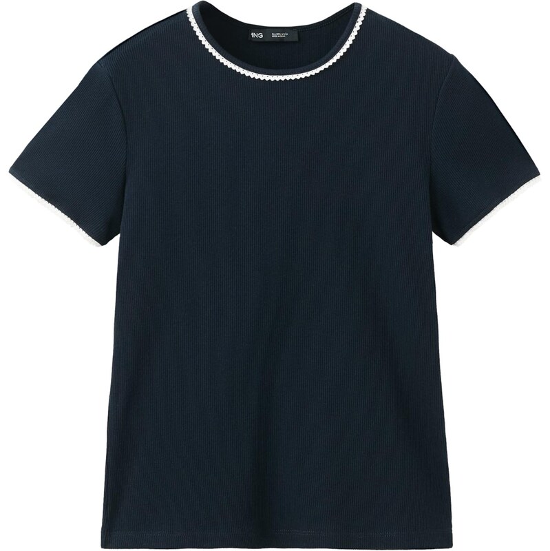 MANGO Svetr LIRIO marine modrá