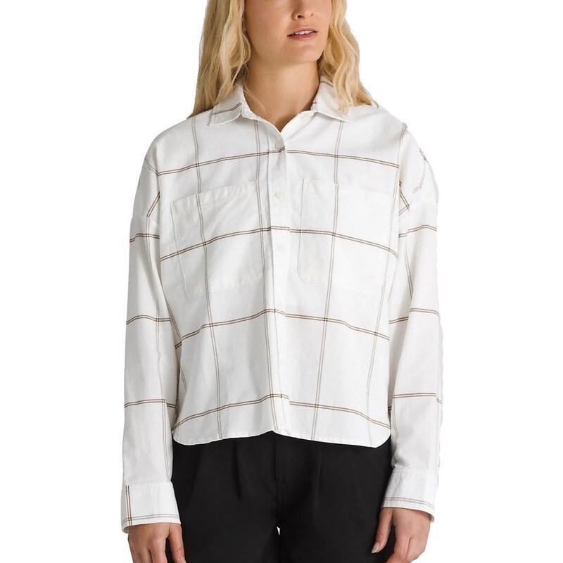 VANS Vans Model Antica Boxy Ls Shirt Barva Bílý 109724998