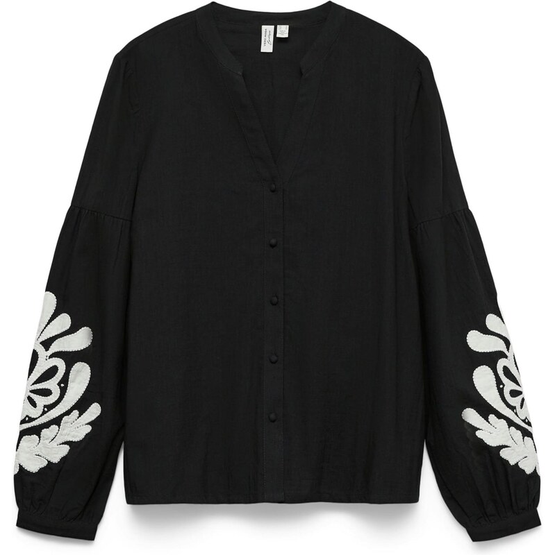 VERO MODA Halenka VMJUPITER černá / bílá