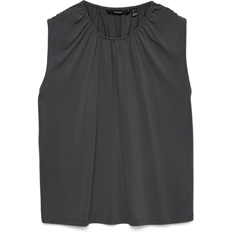 VERO MODA Top VMFilli tmavě šedá