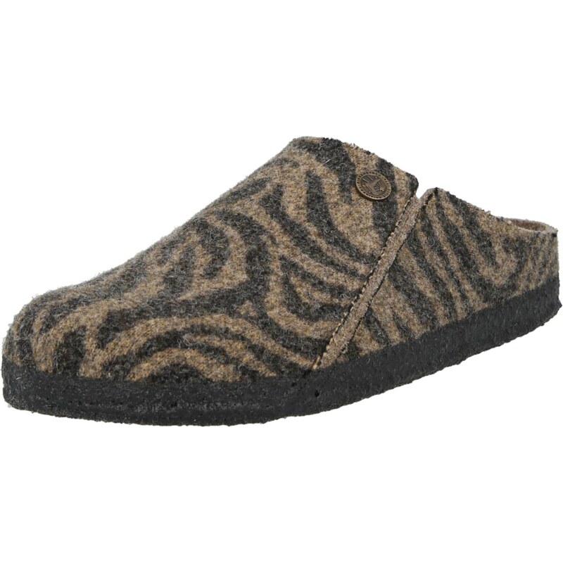 BIRKENSTOCK Pantofle Zermatt světle hnědá / černá 114206277