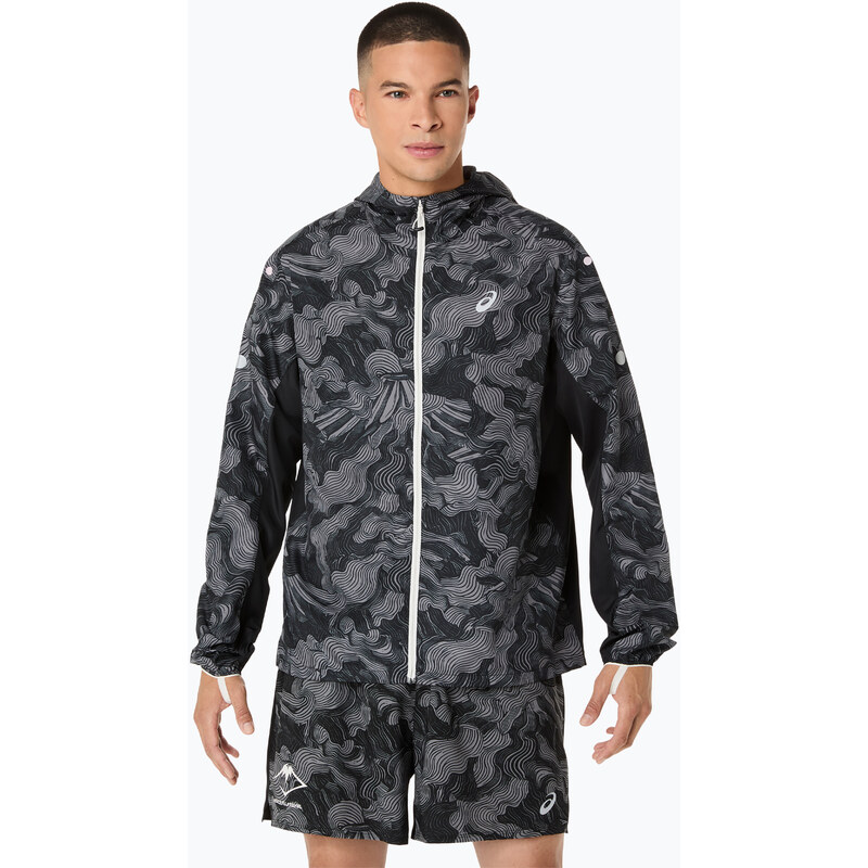 Dámská běžecká bunda ASICS Fujitrail Packable performance black